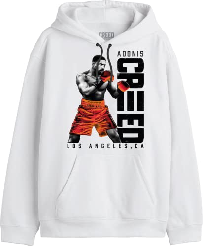 cotton division Herren mecreedsw006 Kapuzenpullover, weiß, L von cotton division