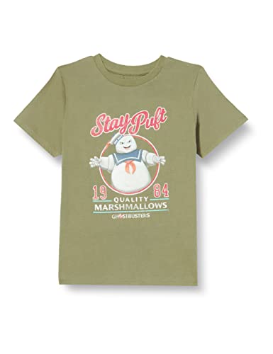 cotton division Jungen Boghosdts005 T-Shirt, kaki, 10 Jahre von cotton division
