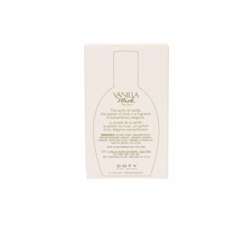 coty Eau de Cologne Vanille Moschus Köln Spray 50ml für Frauen von coty