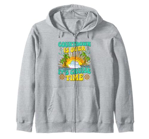 Der Countdown ist vorbei, es ist Kreuzfahrt, fetzig für Damen Kapuzenjacke Der Countdown ist vorbei, es ist Kreuzfahrt, fetzig für Damen Kapuzenjacke von countdown is over it's cruise time tee.co