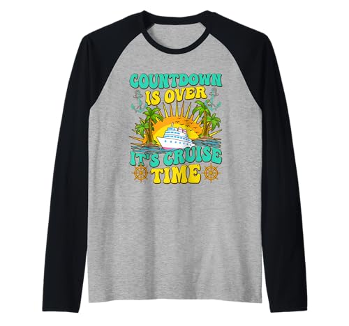 Der Countdown ist vorbei, es ist Kreuzfahrt, fetzig für Damen Raglan Der Countdown ist vorbei, es ist Kreuzfahrt, fetzig für Damen Raglan von countdown is over it's cruise time tee.co
