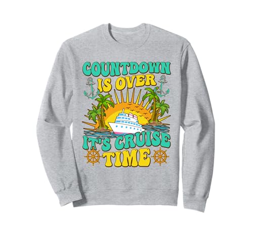 Der Countdown ist vorbei, es ist Kreuzfahrt, fetzig für Damen Sweatshirt Der Countdown ist vorbei, es ist Kreuzfahrt, fetzig für Damen Sweatshirt von countdown is over it's cruise time tee.co