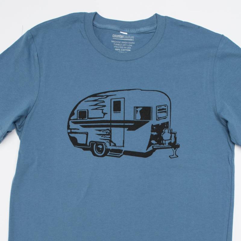 Verkauf Kleines Vintage Camper T-Shirt - Unisex Größe S von countercouturedesign