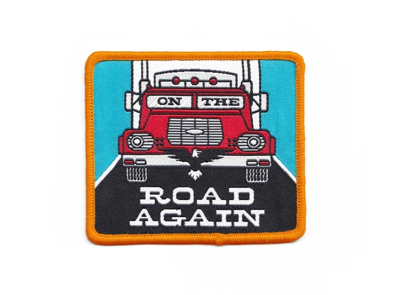 On The Road Back Aufnäher - Willie Nelson von countrymusicpatches