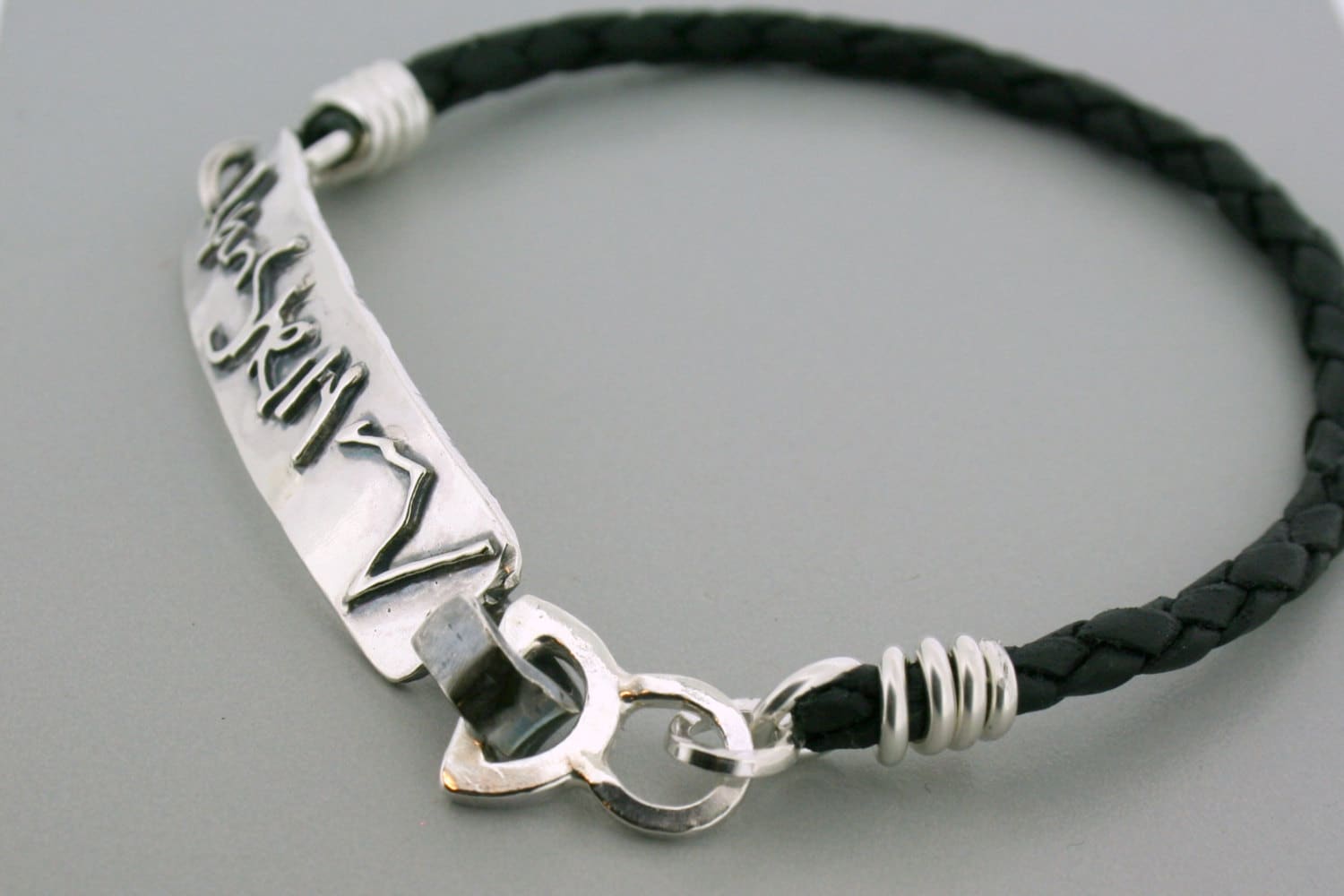 Hochzeitstag Geschenk Für Bräutigam - Herren Signatur Armband Handschrift Silber Schmuck Hochzeitstag Geschenk Für Bräutigam - Herren Signatur Armband Handschrift Silber Schmuck von courtneymariejewelry
