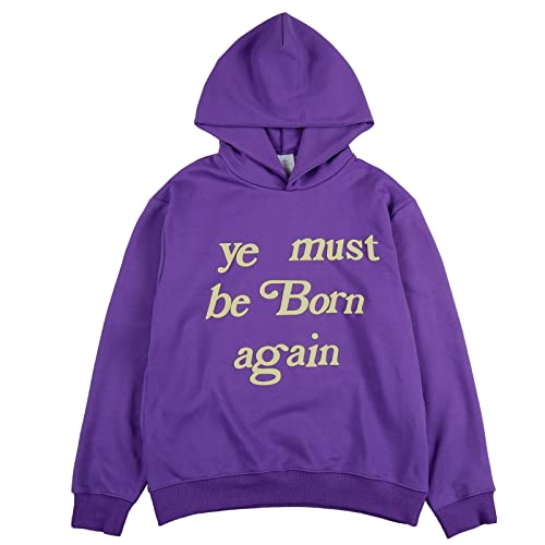 cpfm.xyz Hoodie Herren Ye Must Be Born Again Baumwolle Pullover Kapuzenpullover Lila XL von cpfm.xyz