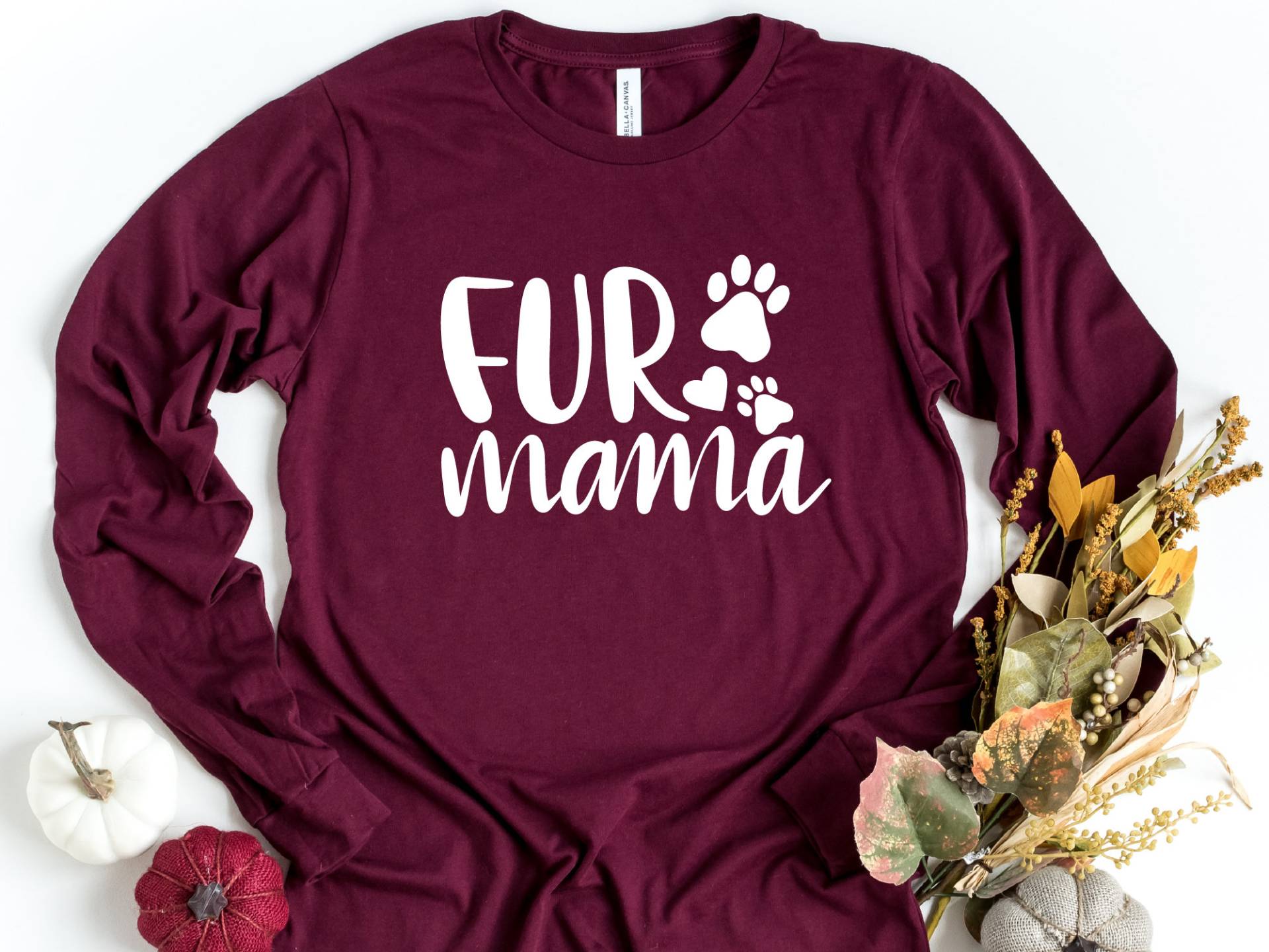 Fell Mama Langarm Shirt, Hund Liebhaber Hundeliebhaber Geschenk, Geschenk von craftgatedesign