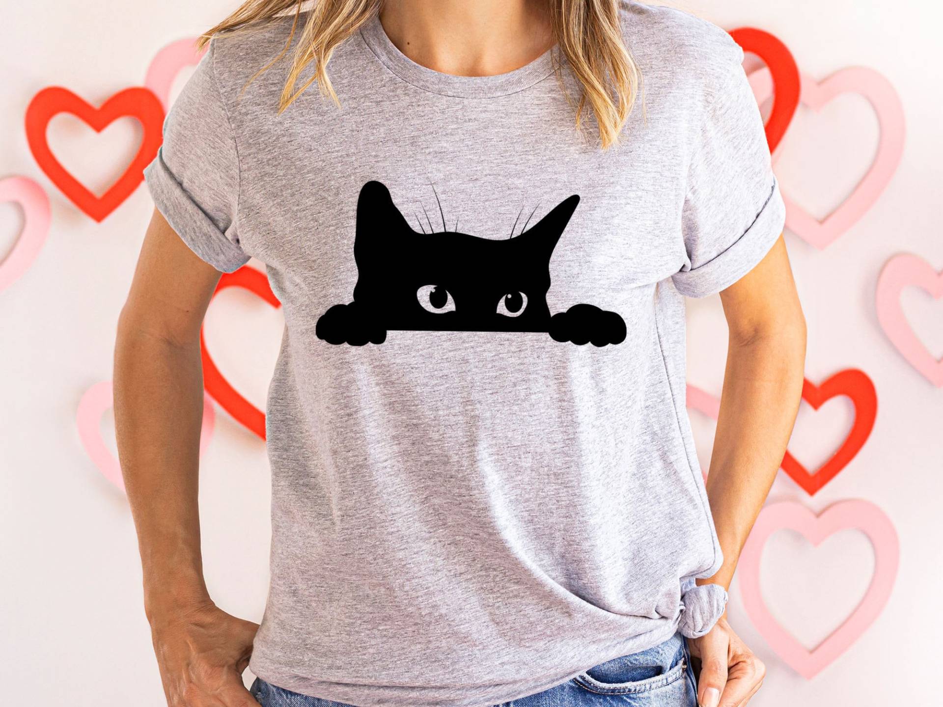 Katzen Shirt, Liebhaber Schwarze Katze Besitzer Geschenk, Geschenk Für Liebhaber, Tier T-Shirt von craftgatedesign