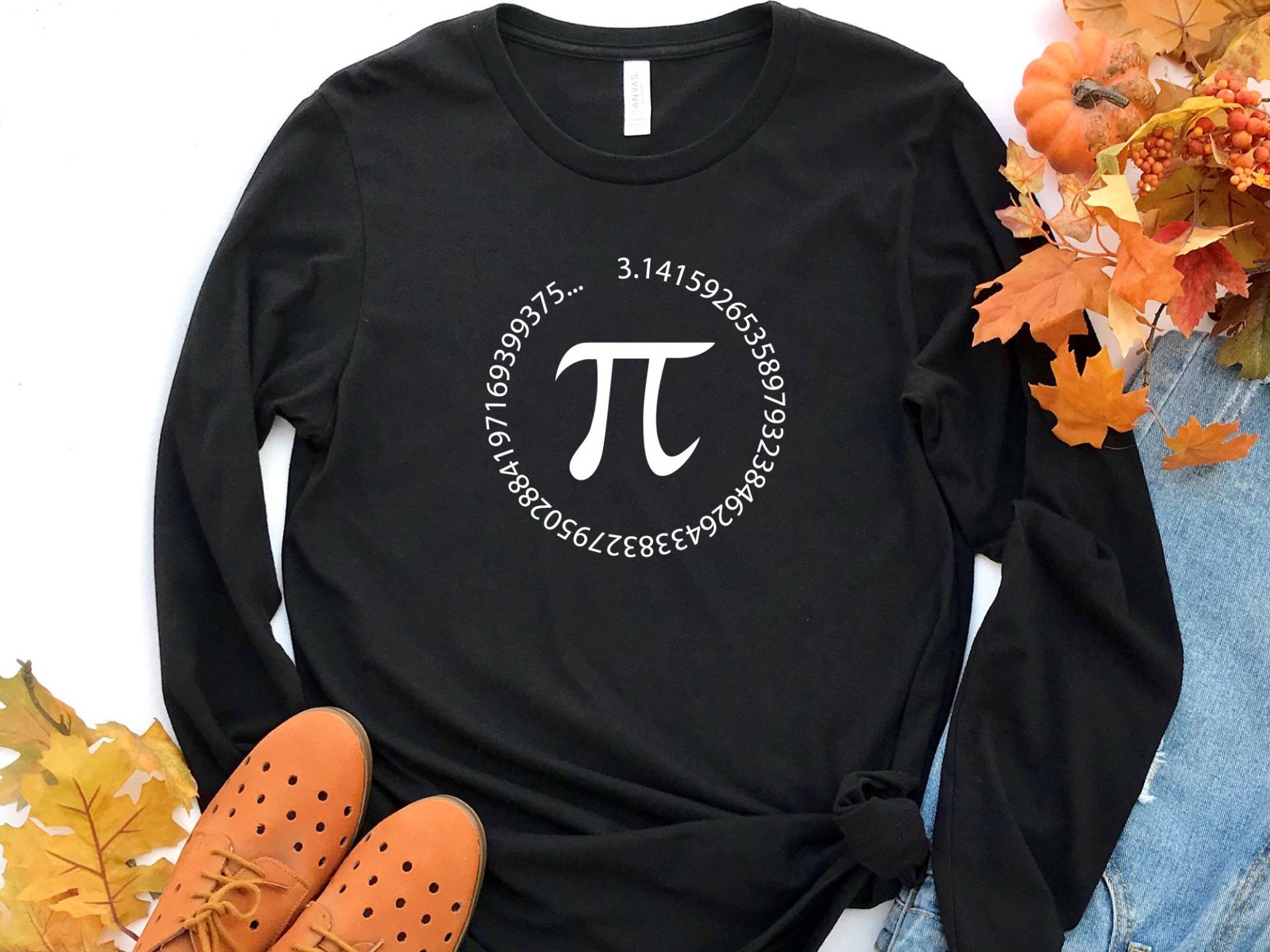 Pi Tag Langarm Shirt, Mathe Lehrer T-Shirt, Liebhaber Geschenk, Mathematiker Geschenk von craftgatedesign