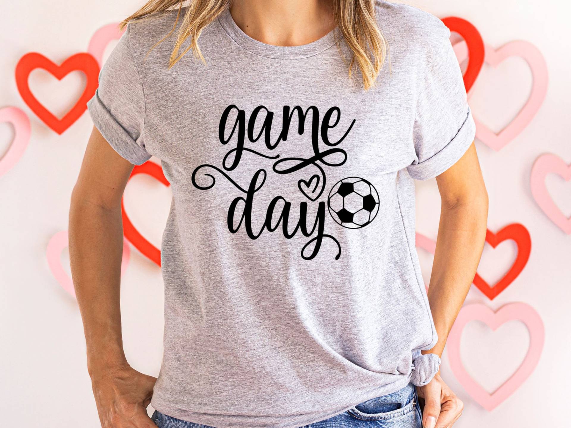 Spieltag Shirt, Geschenk Für Fußball-Liebhaber, Fußball-Shirt, Sport-Fan-Shirt, Fußball-Mama-T-Shirt, Fußballspieler-Geschenk, Fußball-Liebhaber-Hemd von craftgatedesign