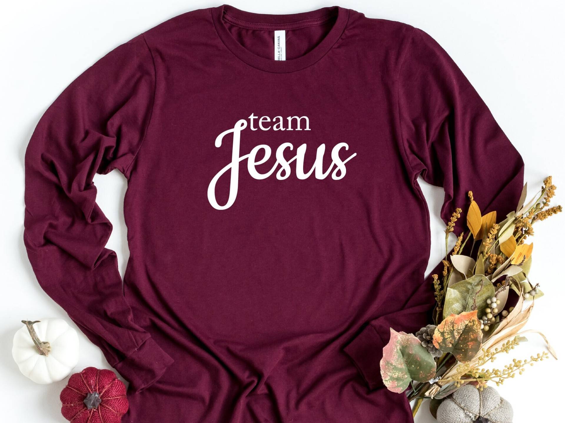 Team Jesus Langarmshirt, Shirt, Christliches Religiöses Glaube T-Shirt Für von craftgatedesign