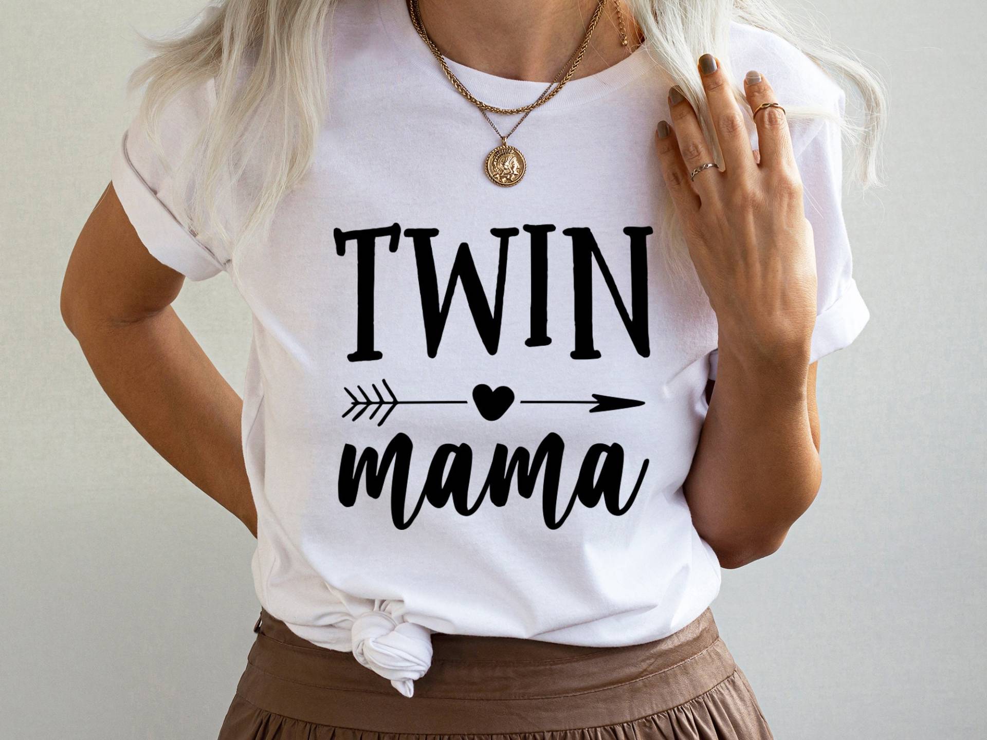 Zwillings Mama Shirt, Geschenk Für Zwillingsmama, Muttertagsgeschenk, Neue Mutter Geschenk, Der Zwillinge T-Shirt, Shirt von craftgatedesign