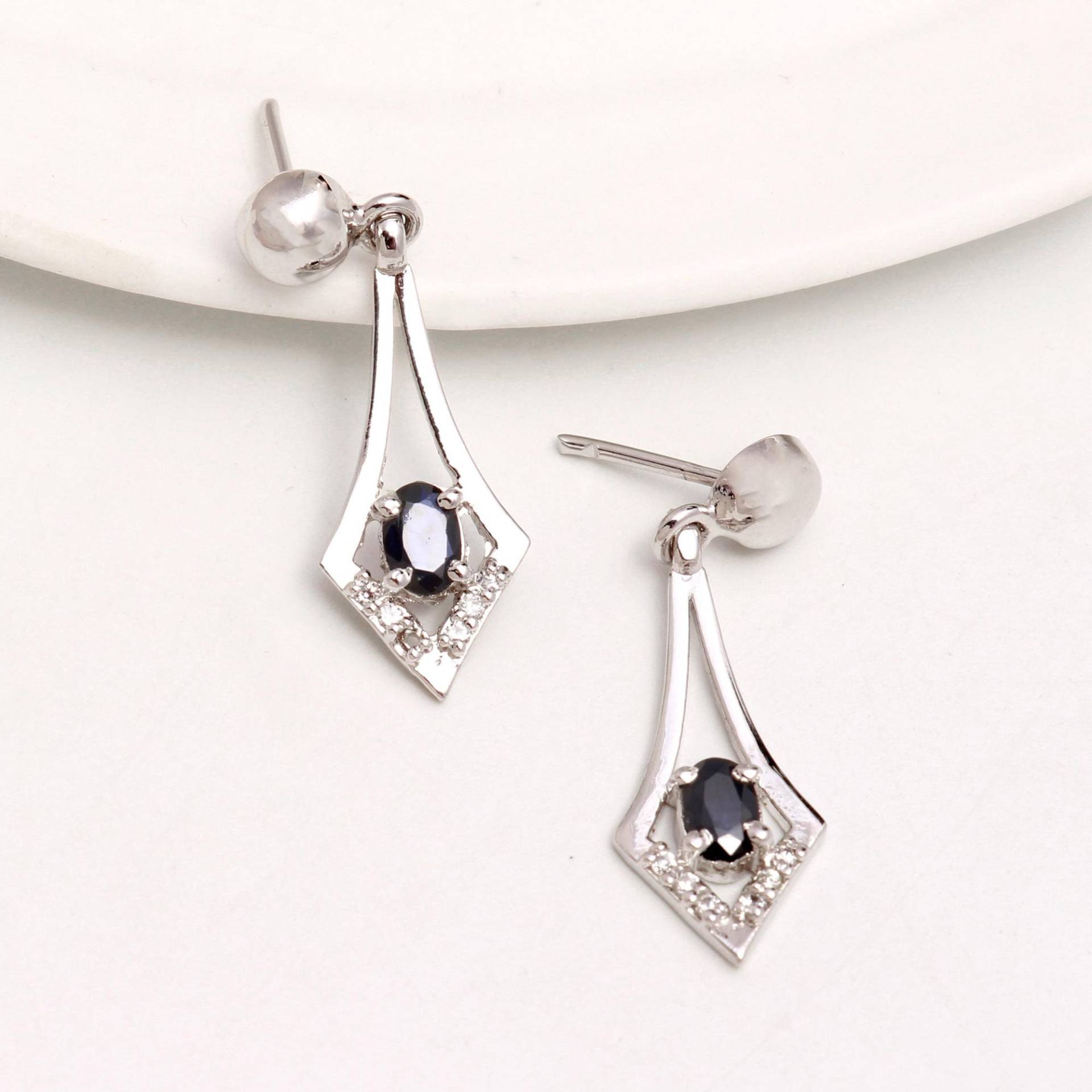 Dangle & Drop 925 Sterling Silber Blauer Saphir Oval 6 X 4 Mm Ohrringe Paar Geschenk Für Sie Set Ohrring Dangle & Drop 925 Sterling Silber Blauer Saphir Oval 6 X 4 Mm Ohrringe Paar Geschenk Für Sie Set Ohrring von craftgemsshop
