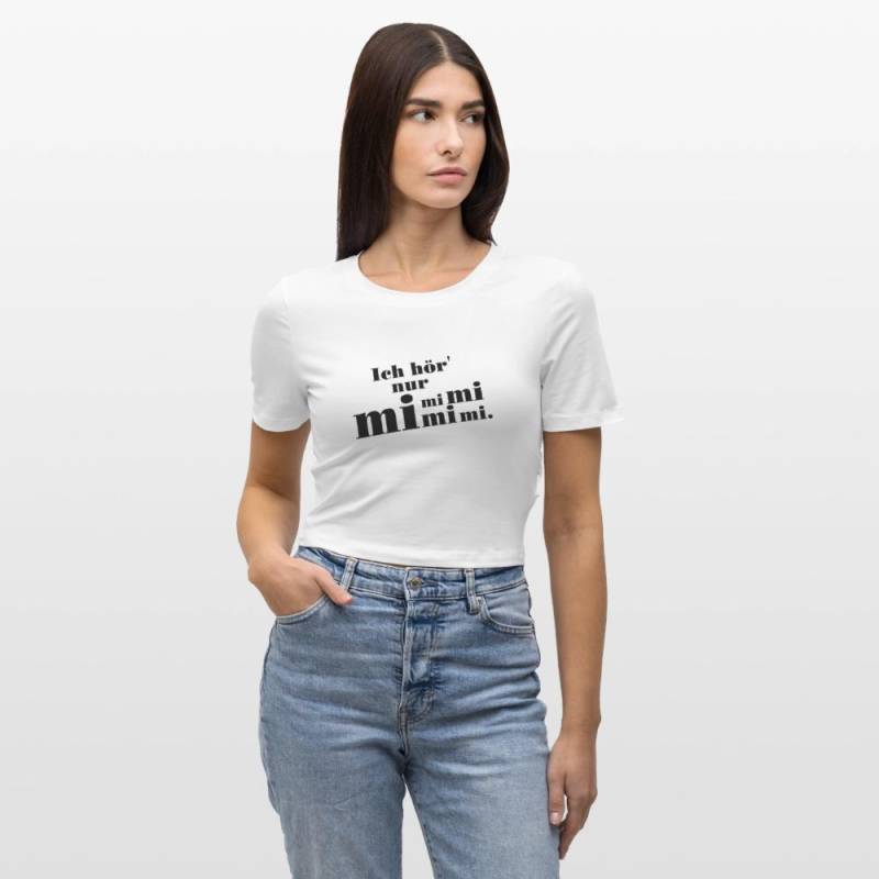 Ich Hör Nur Mimimimimi - Cropped T-Shirt Der Perfekte Statement-Look Für Deinen Tag von craftsbyRebella