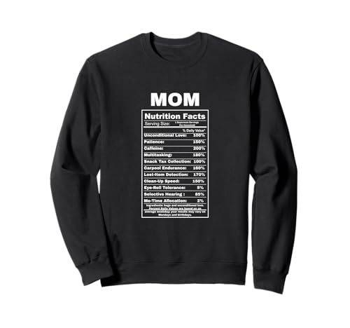 Lustiger Muttertags-Humor Mama Nährwertangaben Sweatshirt Lustiger Muttertags-Humor Mama Nährwertangaben Sweatshirt von cranberrysky retro
