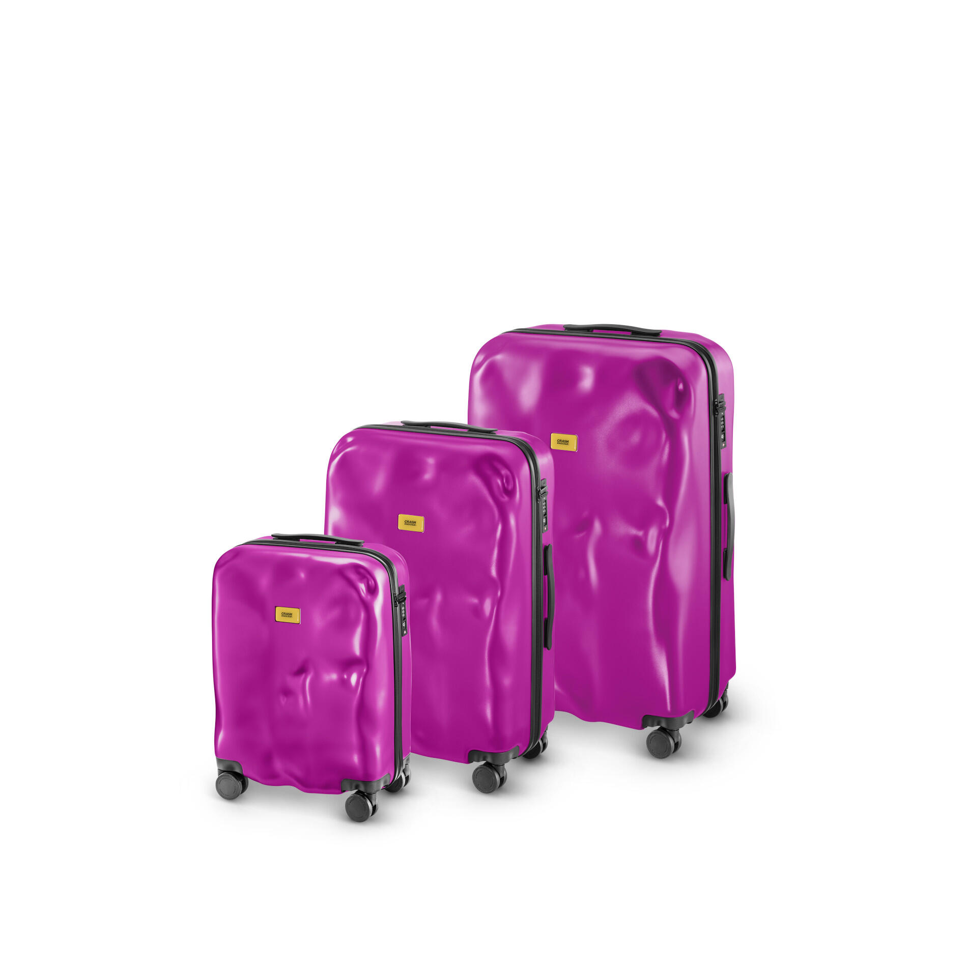 crash baggage - Crash Baggage Icon Kofferset Gr. L/M/S - Fucsia Koffer24 von crash baggage