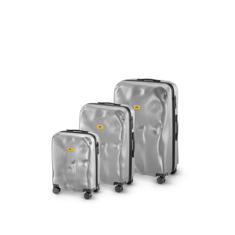 crash baggage - Crash Baggage Icon Kofferset Gr. L/M/S - Silver Koffer24 von crash baggage