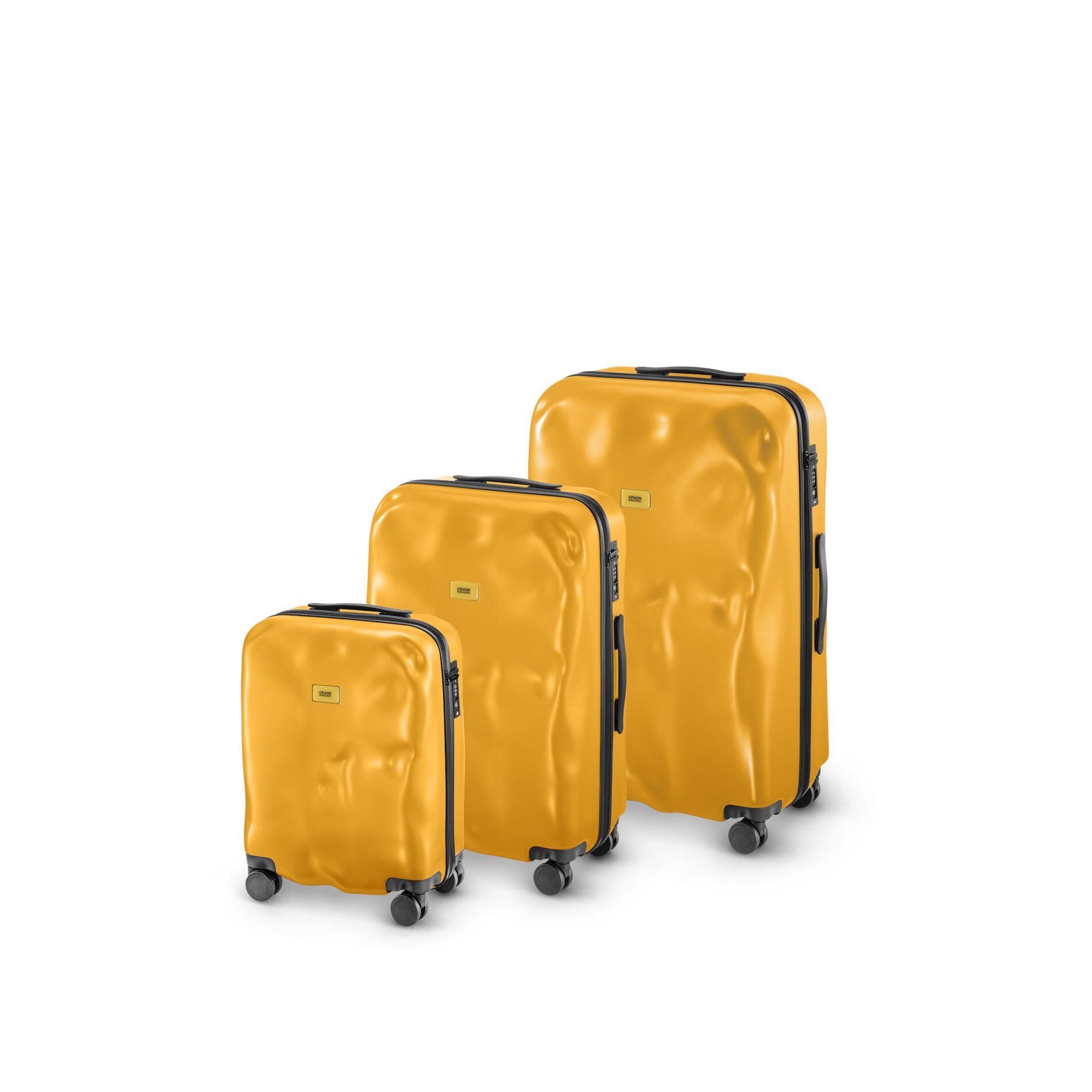 crash baggage - Crash Baggage Icon Kofferset Gr. L/M/S - Yellow Koffer24 von crash baggage