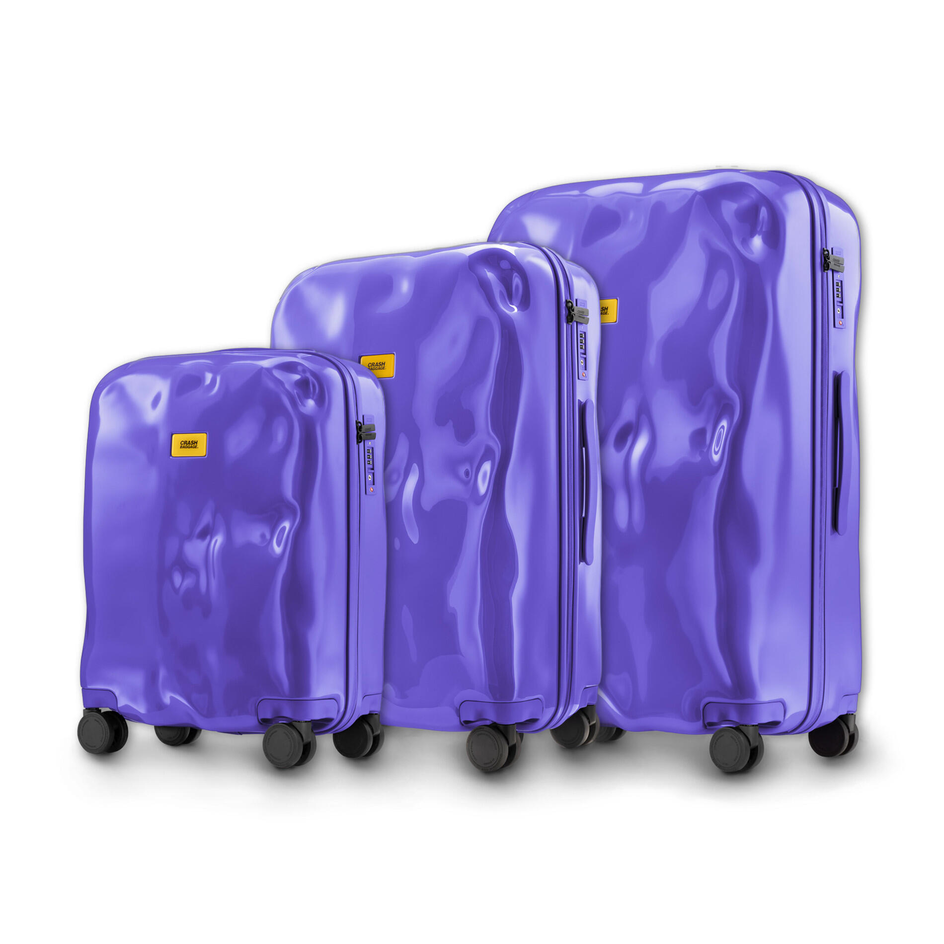 crash baggage - Crash Baggage Icon Tone on Tone Kofferset Gr. L/M/S - Lavanda Koffer24 von crash baggage