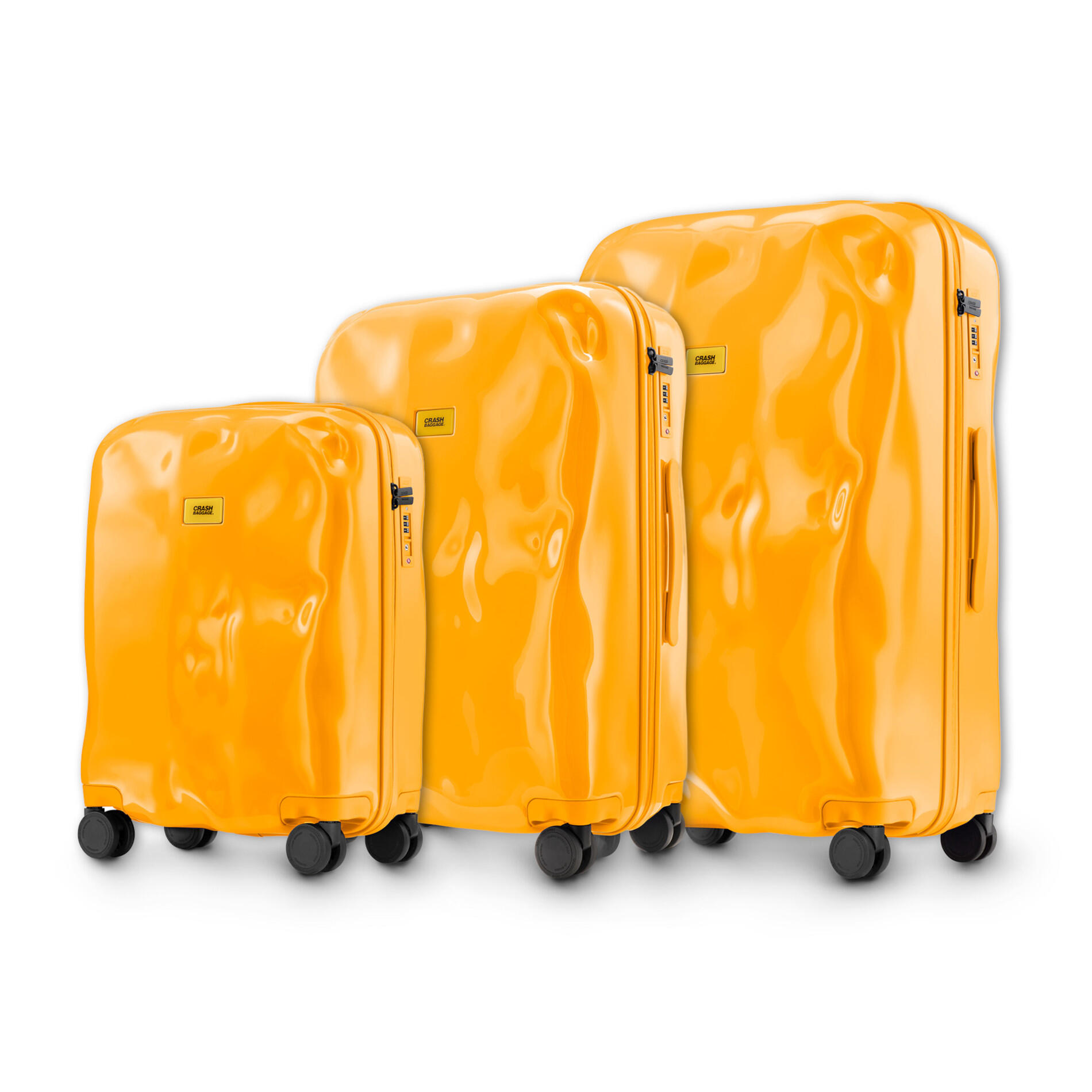 crash baggage - Crash Baggage Icon Tone on Tone Kofferset Gr. L/M/S - Melon Koffer24 von crash baggage