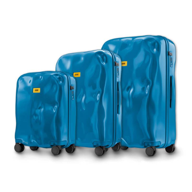 crash baggage - Crash Baggage Icon Tone on Tone Kofferset Gr. L/M/S - Petrol Blue Koffer24 von crash baggage