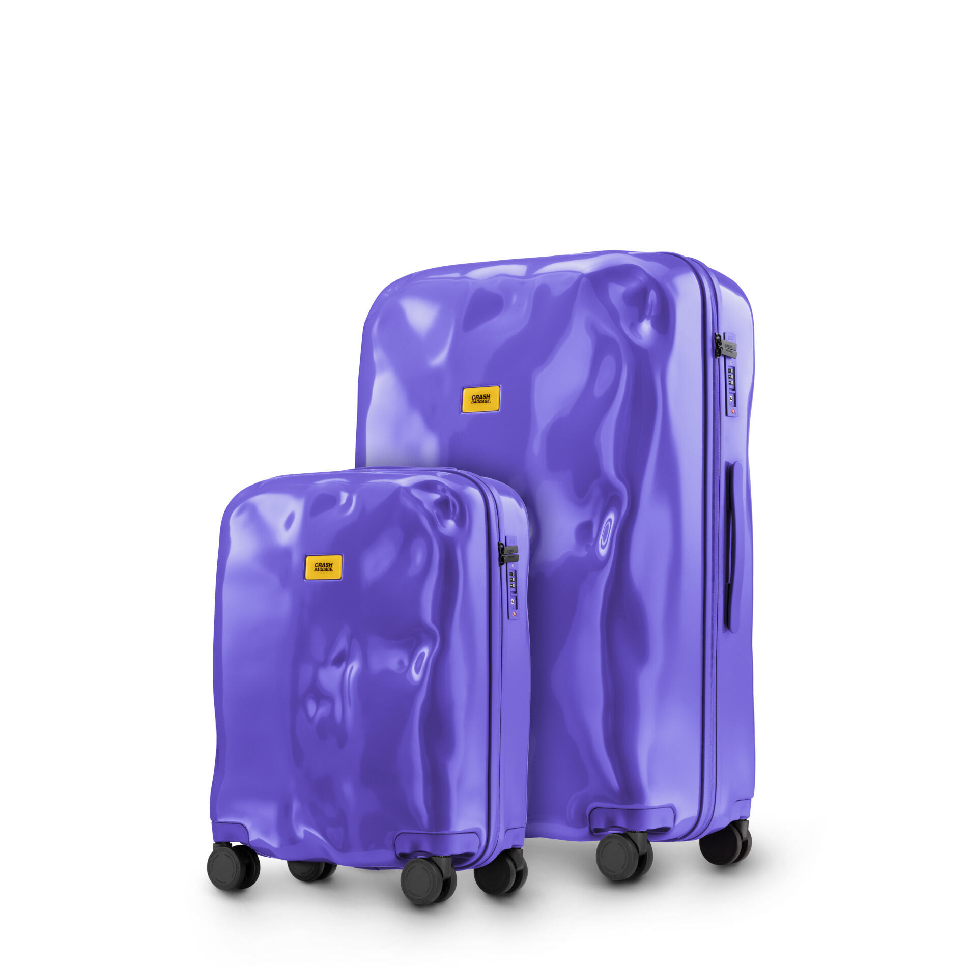 crash baggage - Crash Baggage Icon Tone on Tone Kofferset Gr. L/S - Lavanda Koffer24 von crash baggage