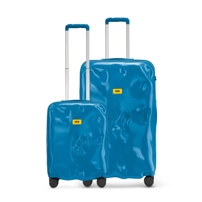 crash baggage - Crash Baggage Icon Tone on Tone Kofferset Gr. L/S - Petrol Blue Koffer24 von crash baggage