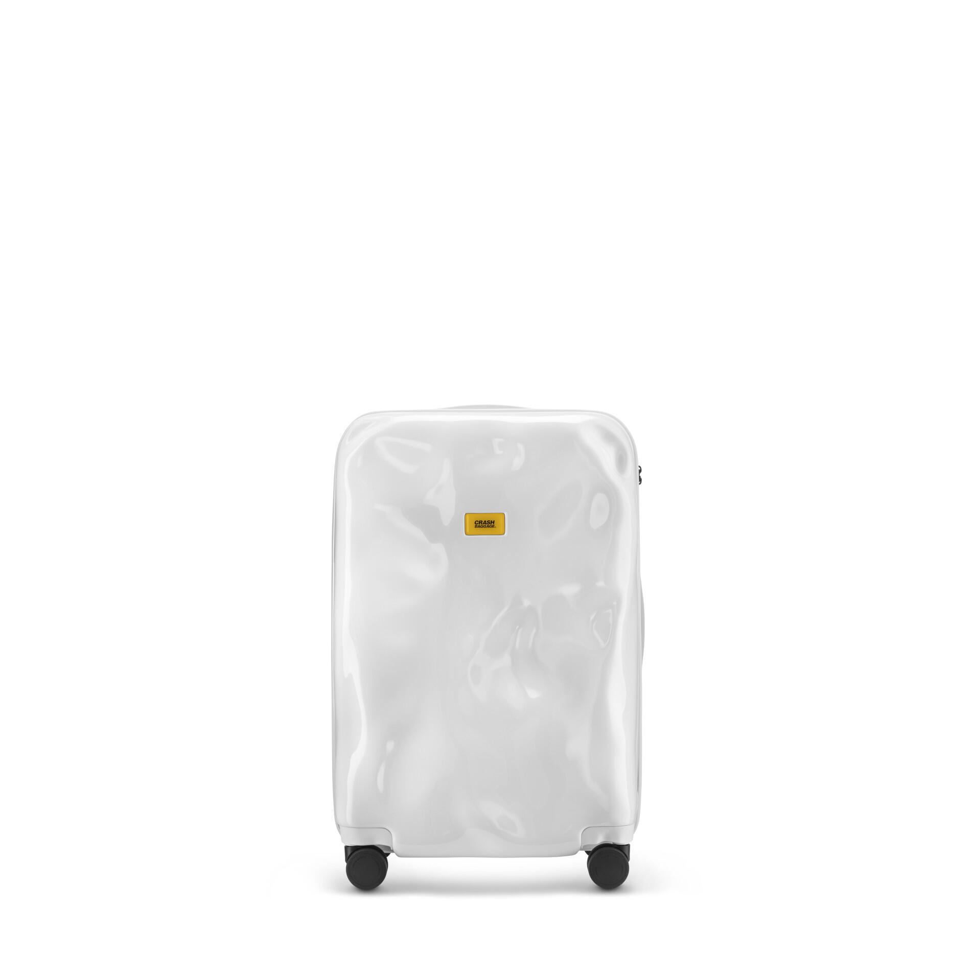 crash baggage - Crash Baggage Icon Tone on Tone Trolley M (68 cm) - Lucent White Koffer24 von crash baggage