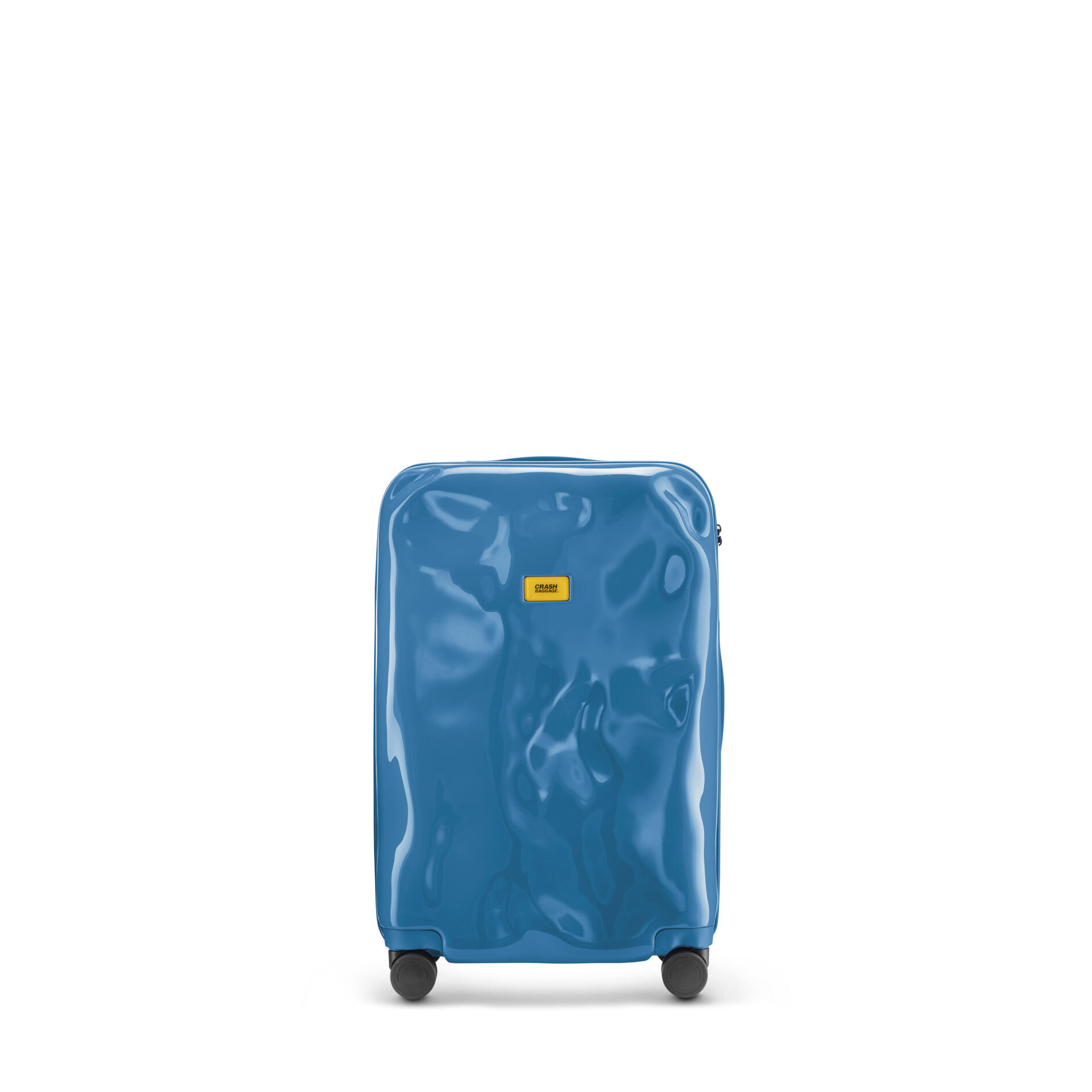 crash baggage - Crash Baggage Icon Tone on Tone Trolley M (68 cm) - Petrol Blue Koffer24 von crash baggage