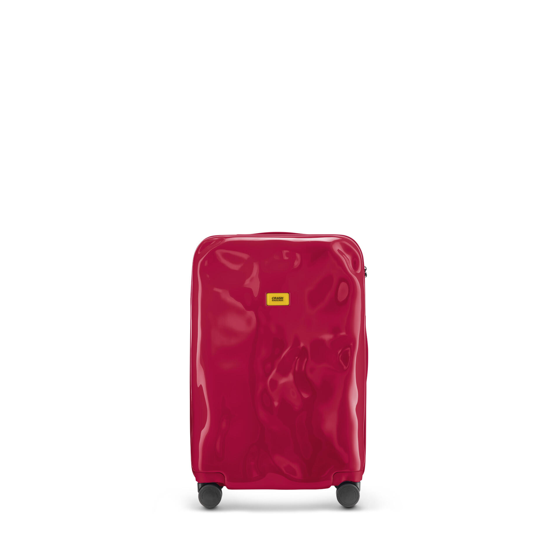 crash baggage - Crash Baggage Icon Tone on Tone Trolley M (68 cm) - Ruby Red Koffer24 von crash baggage