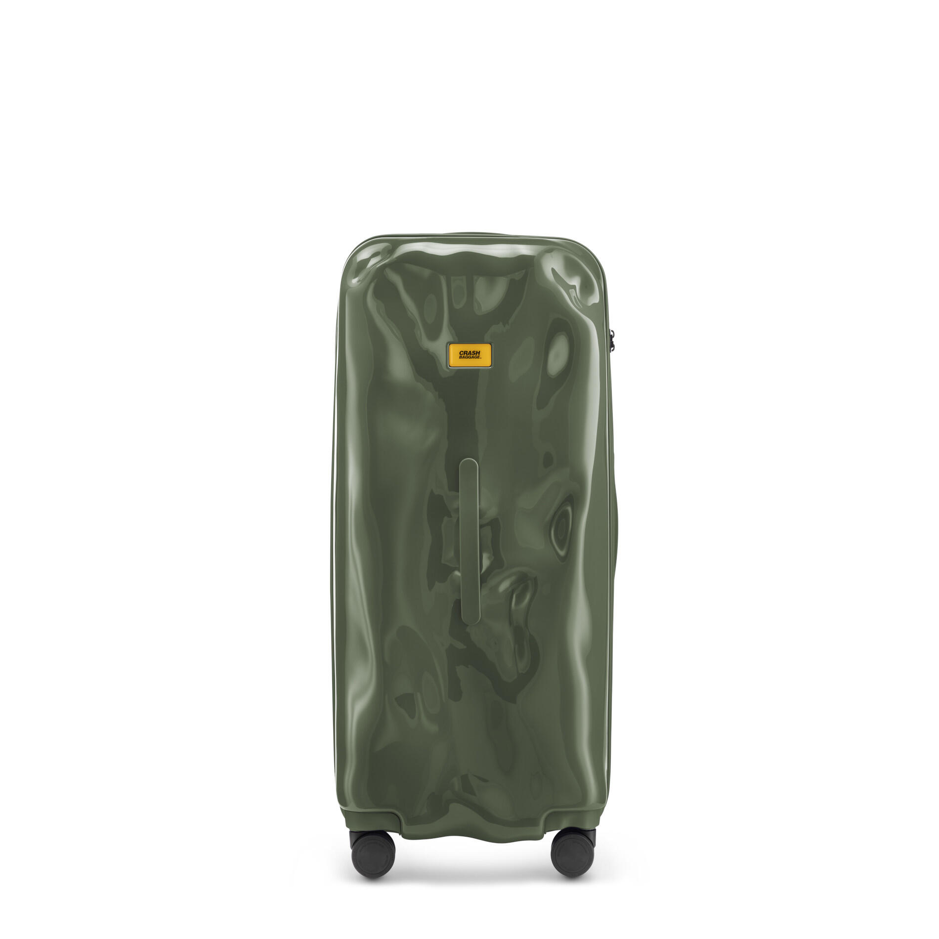 crash baggage - Crash Baggage Icon Trunk Trolley L (82 cm) - Hunter Green Koffer24 von crash baggage