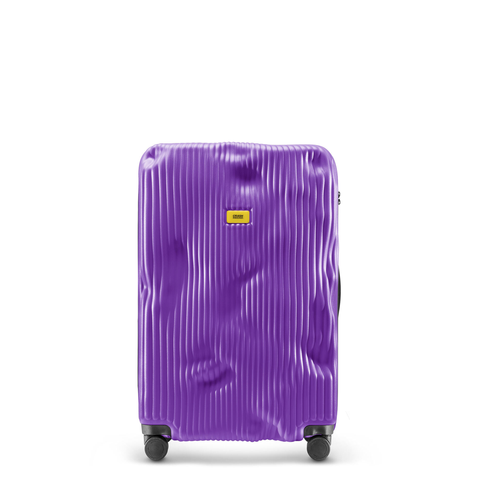 crash baggage - Crash Baggage Stripe Trolley L (79 cm) - Grape Violet Koffer24 von crash baggage