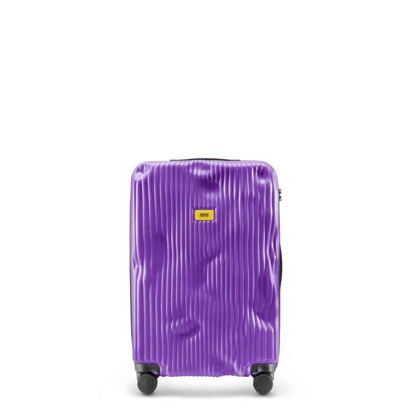 crash baggage - Crash Baggage Stripe Trolley M (68 cm) - Grape Violet Koffer24 von crash baggage