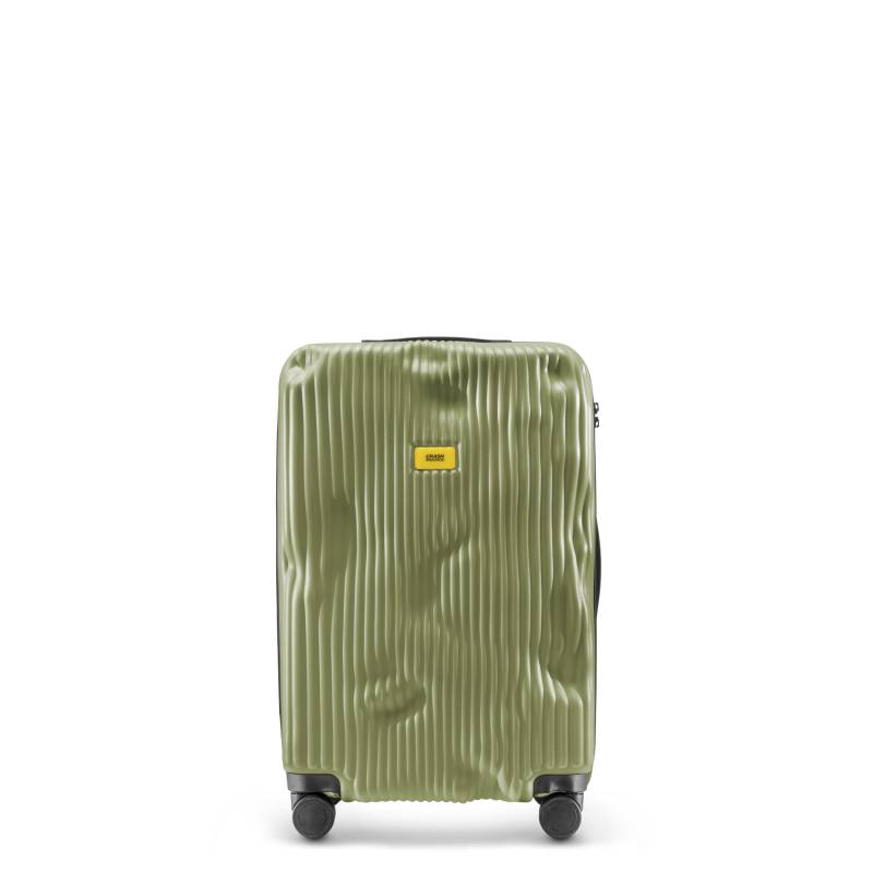 crash baggage - Crash Baggage Stripe Trolley M (68 cm) - Olive Koffer24 von crash baggage