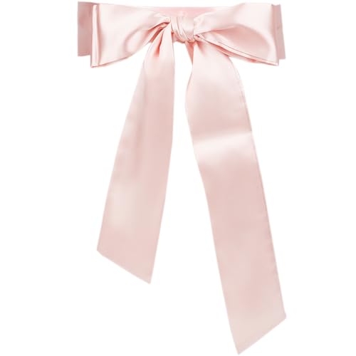 craspire Rosa Satin-Schärpengürtel Lang Für Damen Kleid Satin Stoff Schärpe Taillengürtel 2'' breit Für Formelle Besondere Anlässe Braut Hochzeit Brautjungfer Party Hemd Kleider Abschlussball Damen von craspire