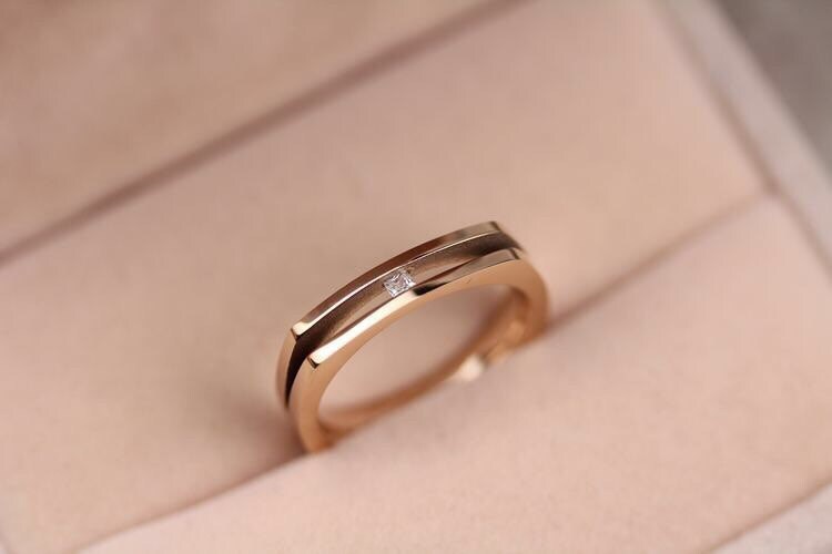 14K Rose Gold Ringe, Für Liebhaber von crayon4dandelions