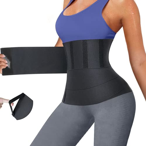 crazy bean Damen Waist Trainer Verstellbarer Korsett Bauch Wickelgürtel Unsichtbarer Wickelgürtel Taillenformer Abnehmen von crazy bean