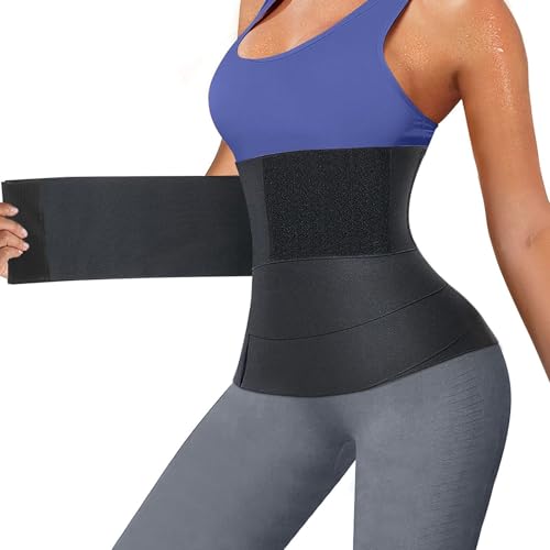 crazy bean Damen Waist Trainer Verstellbarer Korsett Bauch Wickelgürtel Unsichtbarer Wickelgürtel Taillenformer Abnehmen von crazy bean