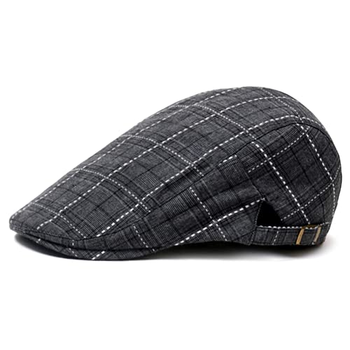 crazy bean Schiebermützen für Herren Plaid Barret Flat Cap Baskenmütze Herren Gatsby Zeitungsjunge Hut von crazy bean