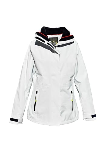 crazy4sailing Damen Segeljacke Brisbane Funktionsjacke, Farbe:White, Größe:XXL von crazy4sailing