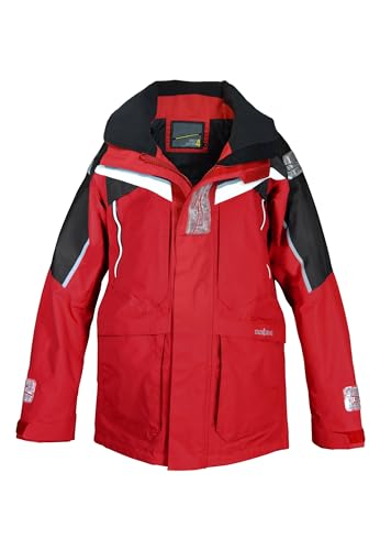 crazy4sailing Herren Segeljacke Stavanger, Farbe:ROT/Carbon, Größe:XXXL von crazy4sailing