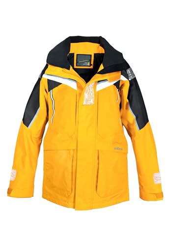 crazy4sailing Herren Segeljacke Stavanger, Farbe:gelb/Carbon, Größe:XL von crazy4sailing