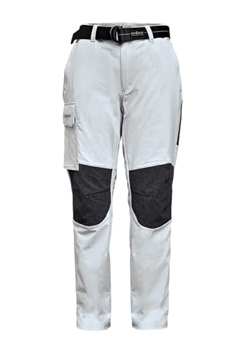 crazy4sailing Unisex Deckhose Segelhose Trousers lang Ölzeug inklusive Gürtel, Farbe:Stone, Größe:XXL von crazy4sailing