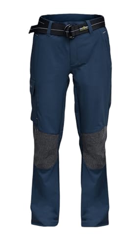 crazy4sailing Unisex Deckhose Segelhose Trousers lang Ölzeug inklusive Gürtel, Farbe:blau, Größe:XS von crazy4sailing