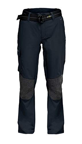 crazy4sailing Unisex Deckhose Segelhose Trousers lang Ölzeug inklusive Gürtel, Farbe:grau, Größe:M von crazy4sailing