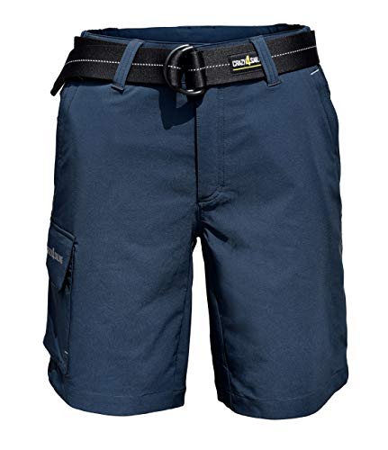 crazy4sailing Unisex Deckshorts Segelhose Shorts kurz wasserabweisend, Farbe:blau, Größe:L von crazy4sailing