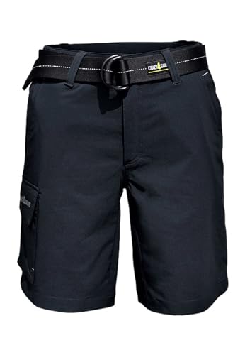 crazy4sailing Unisex Deckshorts Segelhose Shorts kurz wasserabweisend, Farbe:grau, Größe:L von crazy4sailing
