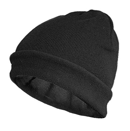 crazy4sailing Unisex Strickmütze Rollmütze Beanie, Farbe:schwarz von crazy4sailing