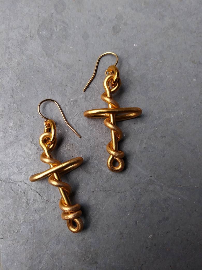 Kreuz Ohrringe - in Kleinen Und Großen Größen Kreuz Ohrringe - in Kleinen Und Großen Größen von crazyfunkystuff