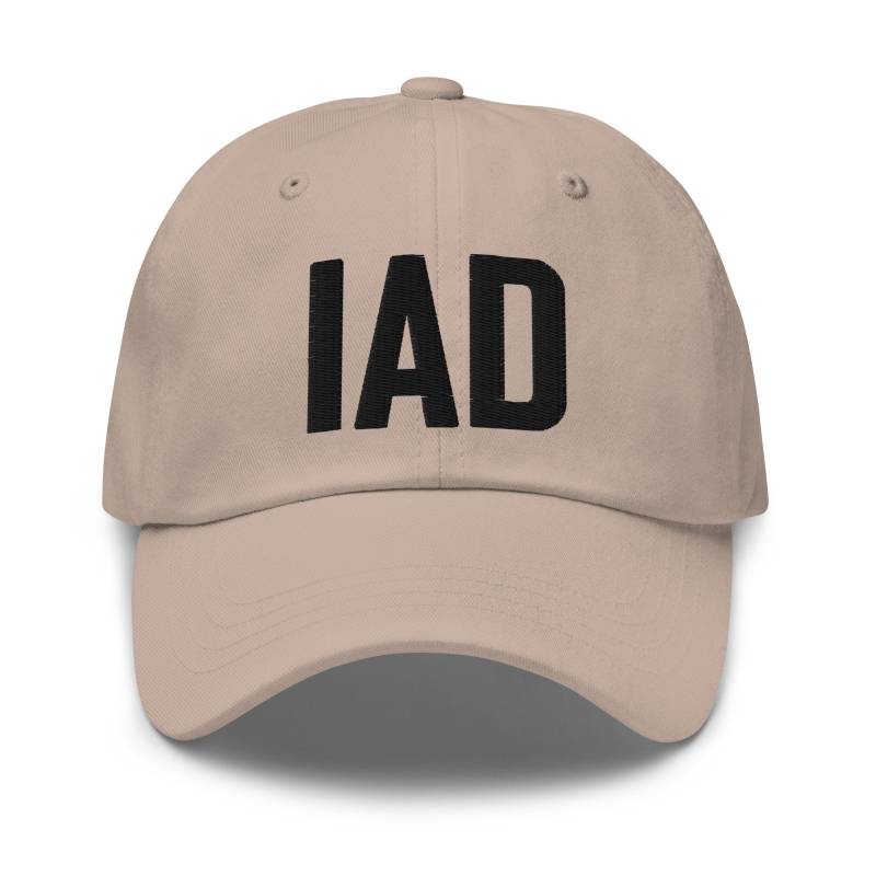 Iad Airport Code Hut Bestickt Dad Distrikt Von Columbia Washington Dc Dulles Virginia Reise Geschenk Baseballmütze von crePYT